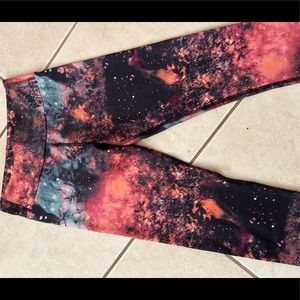 Galaxy Capri yoga leggings